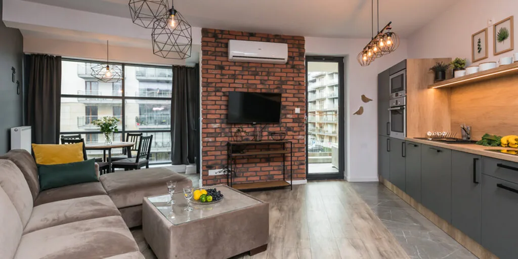 Wiślane Tarasy – Apartament Deluxe z jedną sypialnią